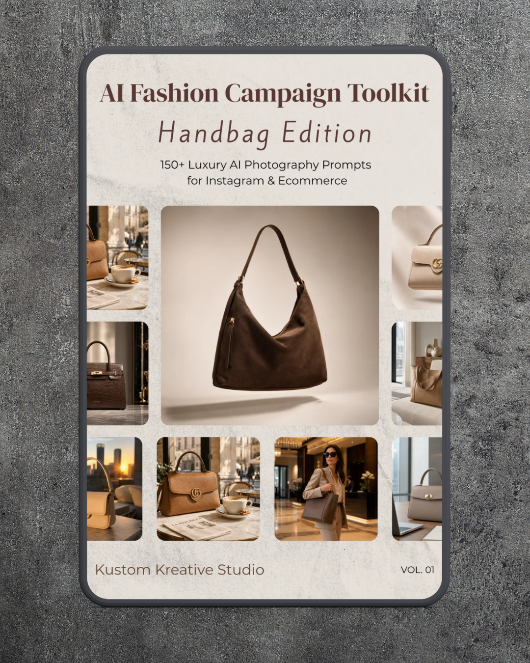 AI Fashion Campaign Toolkit — Handbag Edition cover